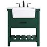 Thumbnail2 of Elegant Clement 30 In. Bathroom Vanity In Green