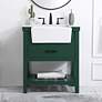 Thumbnail1 of Elegant Clement 30 In. Bathroom Vanity In Green