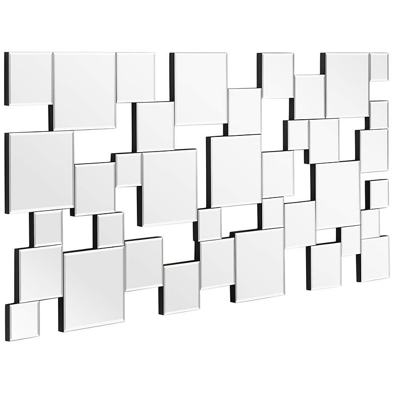Image 6 Elegant Cluster 24 inch x 48 inch Rectangular Wall Mirror more views