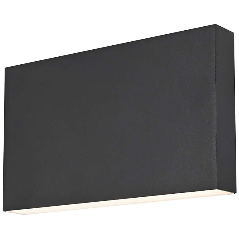 Image 4 Elegant Colter 8.5 inch Outdoor Wall Sconce in Black more views