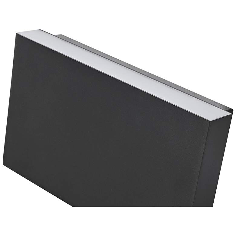 Image 5 Elegant Colter 8.5 inch Outdoor Wall Sconce in Black more views