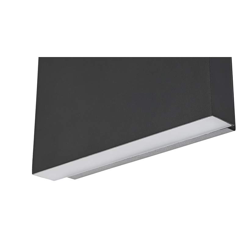 Image 6 Elegant Colter 8.5 inch Outdoor Wall Sconce in Black more views