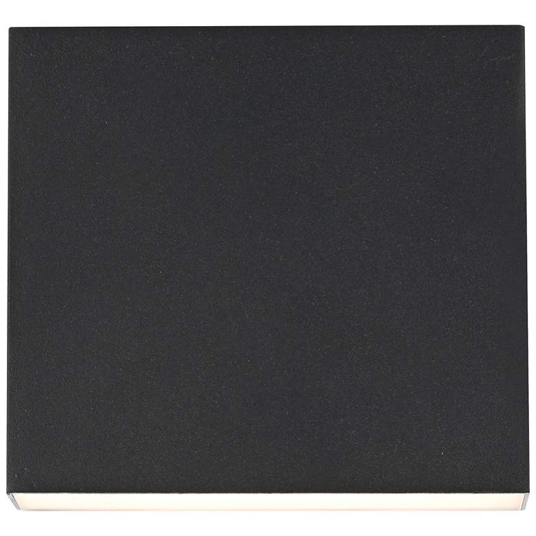 Image 1 Elegant Creed 5.5 inch Outdoor Wall Sconce in Black