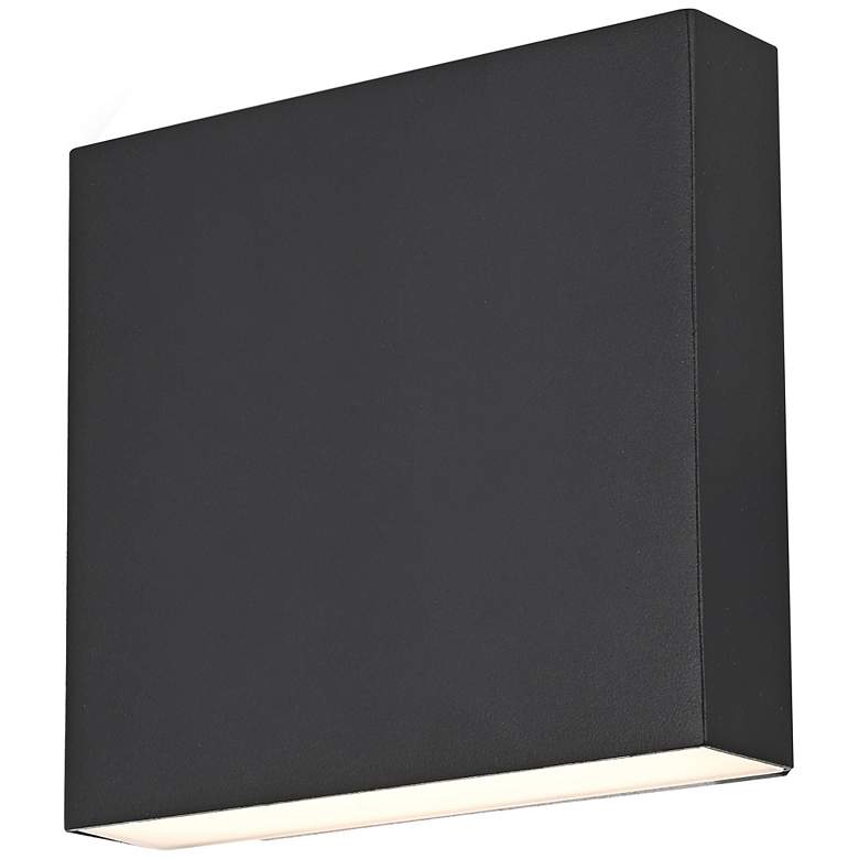 Image 3 Elegant Creed 5.5 inch Outdoor Wall Sconce in Black more views