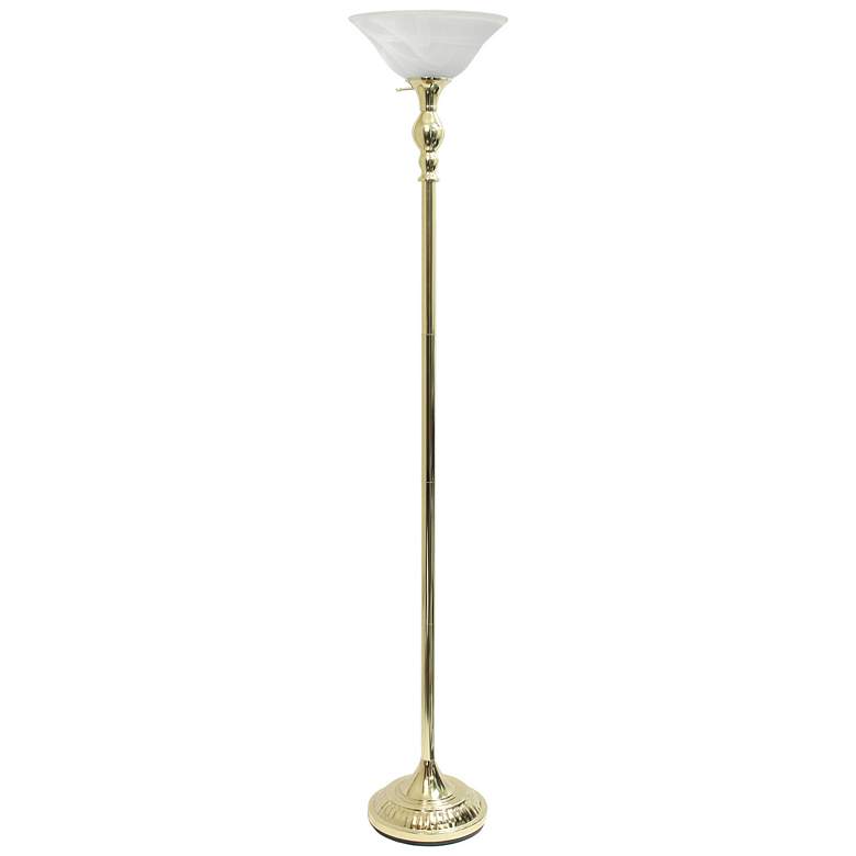 Image 3 Elegant Designs 1 Lt Torchiere FL Gold more views