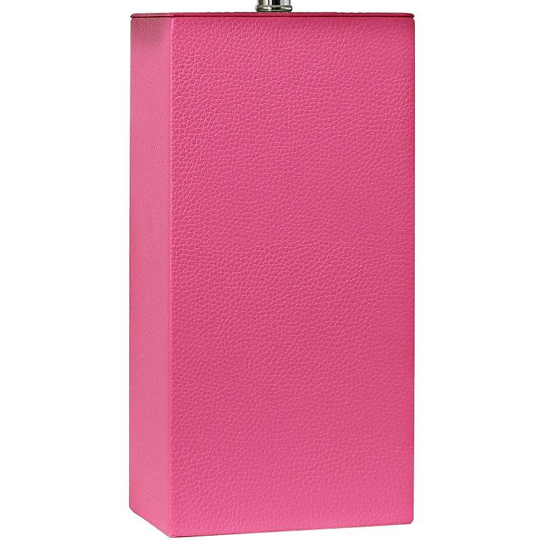 Image 4 Elegant Designs 21" Modern Hot Pink Table Lamps Set of 2 more views