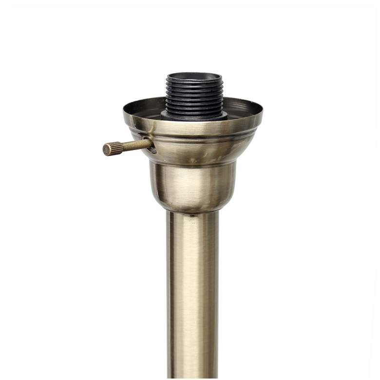 Image 6 Elegant Designs 71" Antique Brass 3-Light Torchiere Floor Lamp more views
