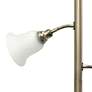 Elegant Designs 71" Antique Brass 3-Light Torchiere Floor Lamp