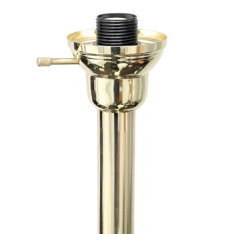 Image 5 Elegant Designs 71" Gold 3-Light Torchiere Metal Floor Lamp more views