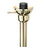5_Elegant Designs 71" Gold 3-Light Torchiere Metal Floor Lamp more views