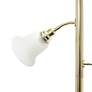 7_Elegant Designs 71" Gold 3-Light Torchiere Metal Floor Lamp more views