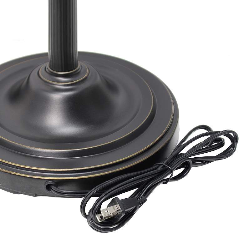 Image 4 Elegant Designs 71" High Bronze 2-Light Torchiere Floor Lamp more views