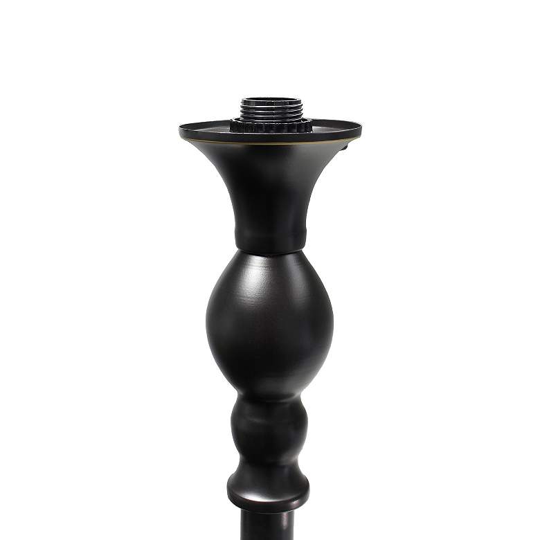 Image 4 Elegant Designs 71" High Restoration Bronze Torchiere Floor Lamp more views