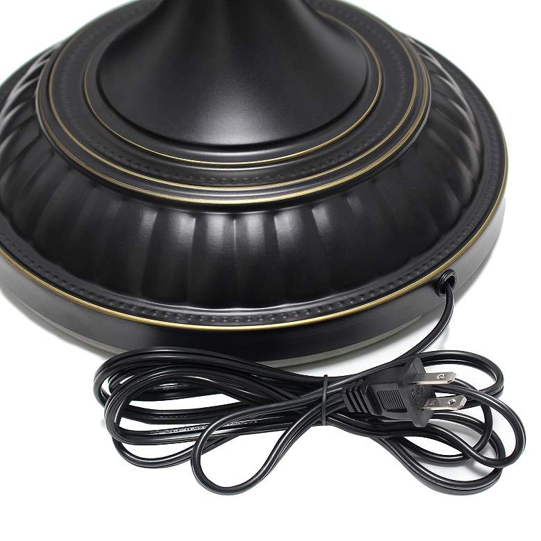 Image 5 Elegant Designs 71" High Restoration Bronze Torchiere Floor Lamp more views