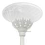 Elegant Designs 71"  White 3-Light Torchiere Floor Lamp