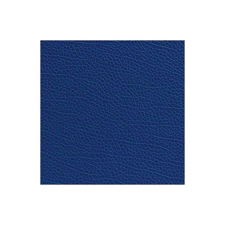 Image 7 Elegant Designs Blue Leather Table Lamp with USB Port more views