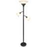 Elegant Designs Bronze 3-Light Torchiere Floor Lamp