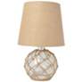 Elegant Designs Buoy 15 1/4"H Clear Netted Glass Table Lamp