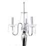 5_Elegant Designs Chrome and Gray Sheer Shade Crystal Table Lamp more views