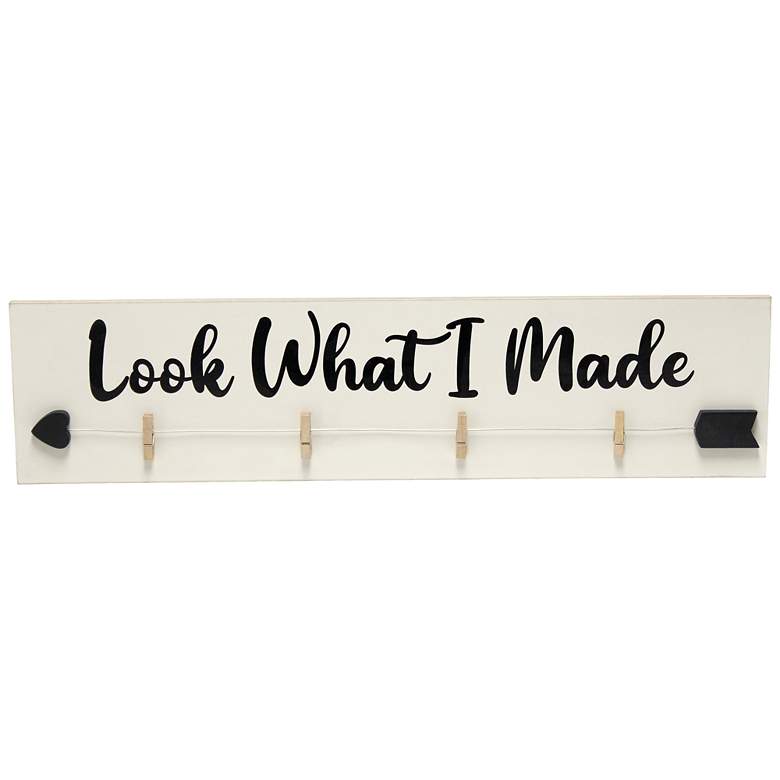 Image 1 Elegant Designs Decorix Hanging 4 Picture Frame Black Text, Gray Wash