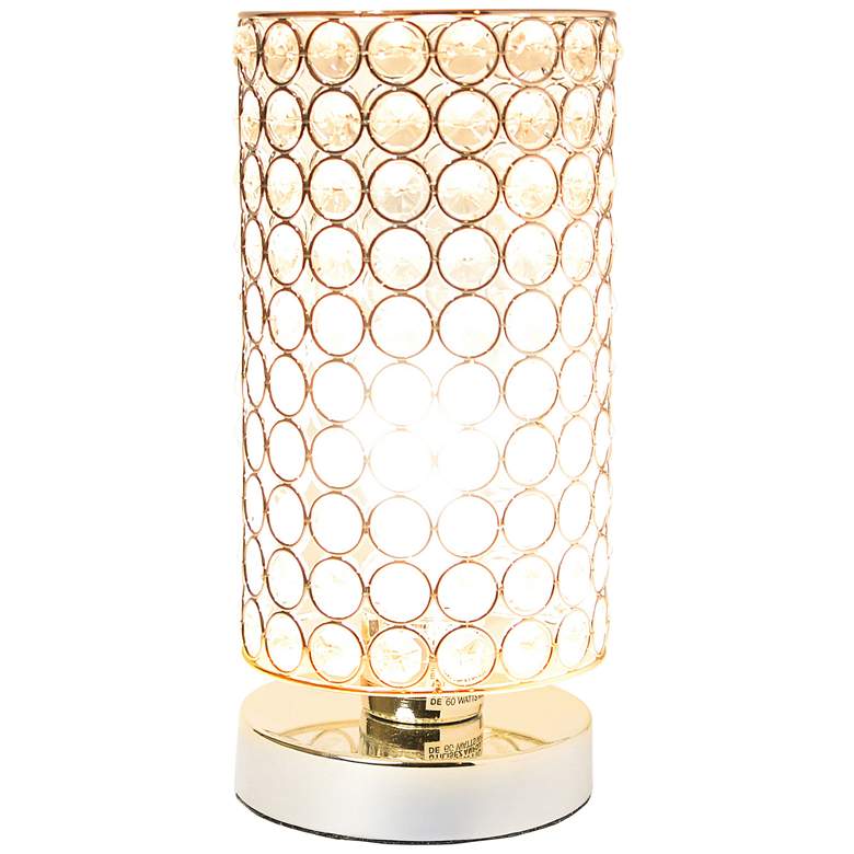 Image 2 Elegant Designs Elipse 10 3/4 inch High Chrome Accent Table Lamp