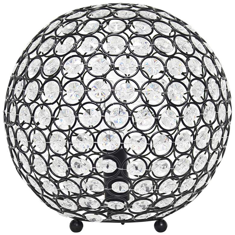 Image 2 Elegant Designs Elipse 10"H Bronze Sequin Accent Table Lamp