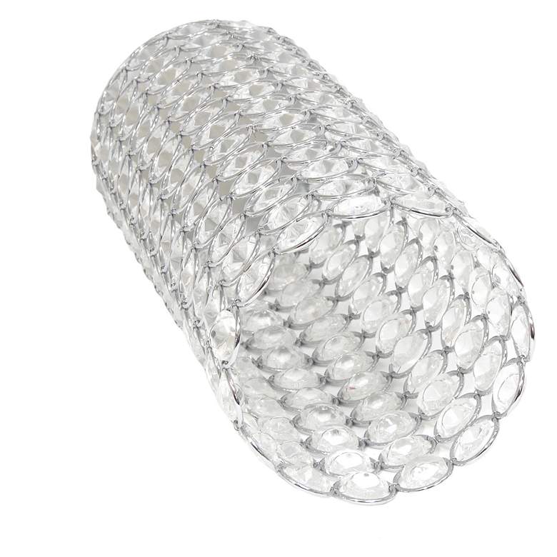 Image 5 Elegant Designs Elipse 11 1/4" High Chrome Decorative Vase more views