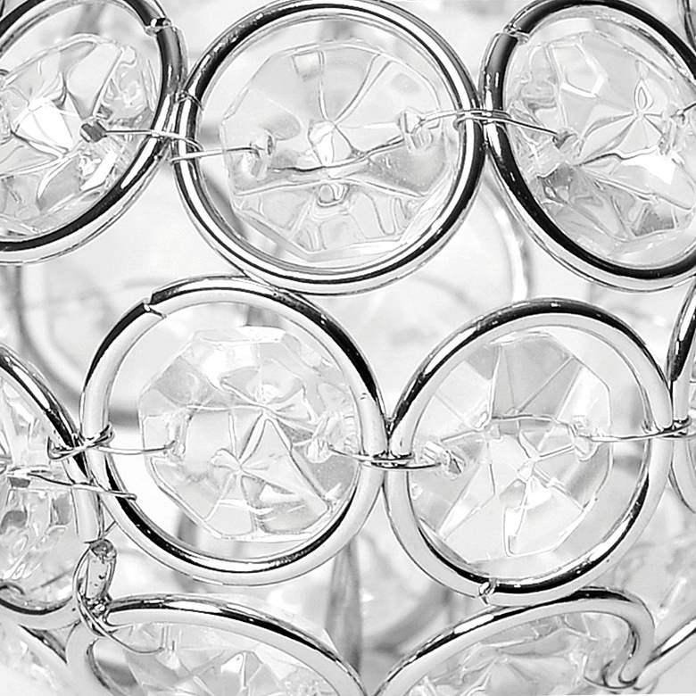 Image 3 Elegant Designs Elipse 3" Wide Chrome and Glass Decorative Accent more views