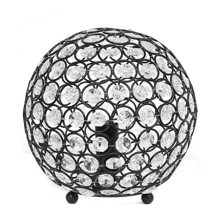 Image 3 Elegant Designs Elipse 8 inch High Bronze Sequin Accent Table Lamp more views