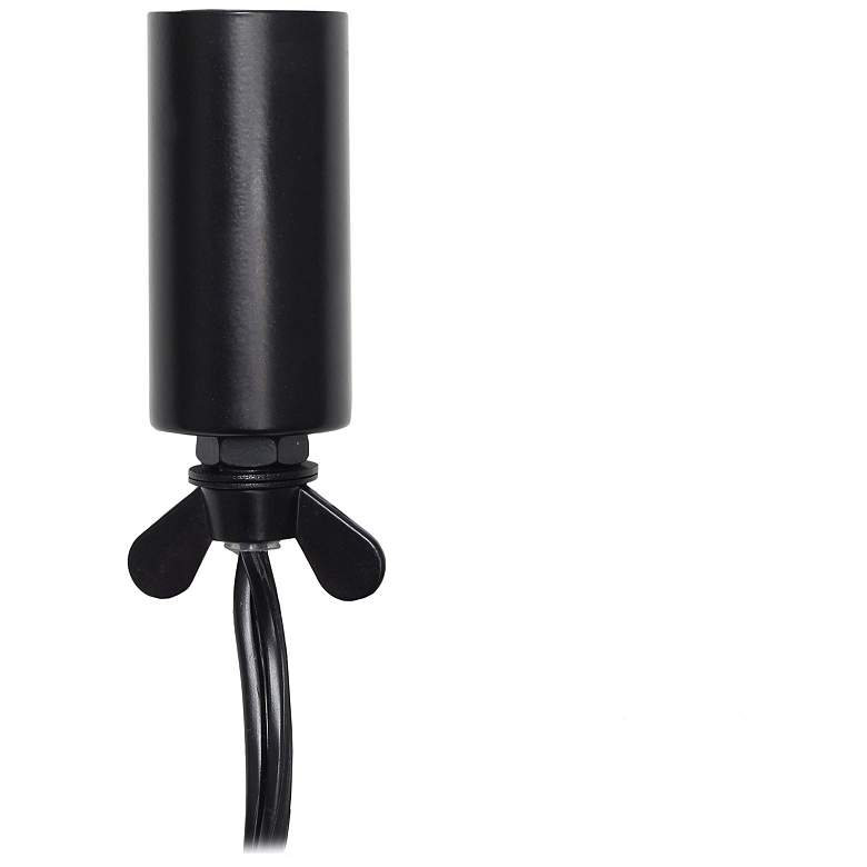 Image 6 Elegant Designs Elipse 8" High Bronze Sequin Accent Table Lamp more views