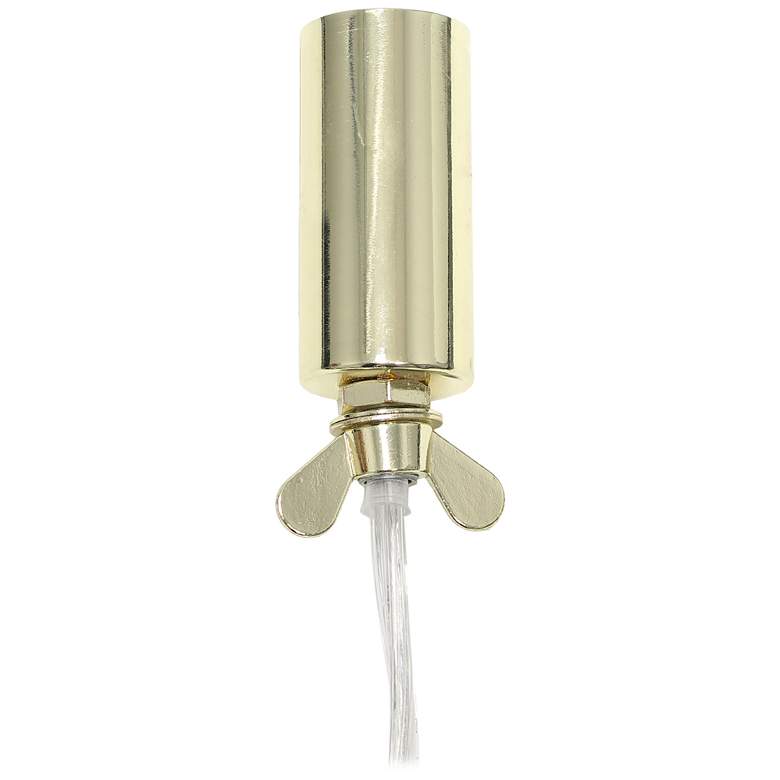 Image 4 Elegant Designs Elipse 8" High Gold Sequin Accent Table Lamp more views