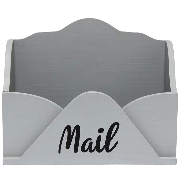 Image 1 Elegant Designs Envelope Shaped Letter Holder, "Mail" in Black, G