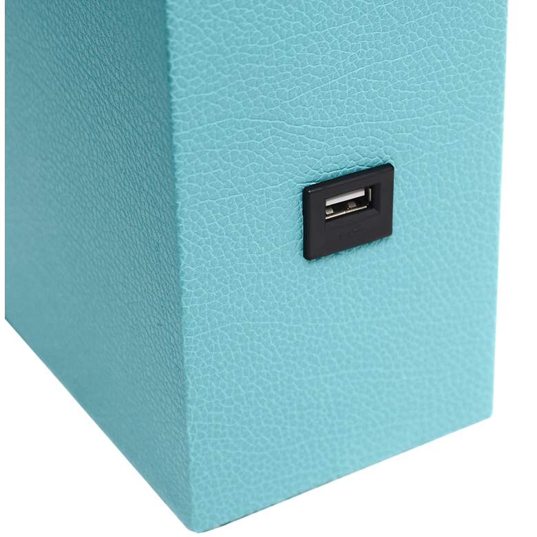 Image 3 Elegant Designs Mod Leather Table Lamp more views