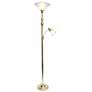 6_Elegant Designs Mother Daughter 71" Gold 2-Light Floor Lamp more views