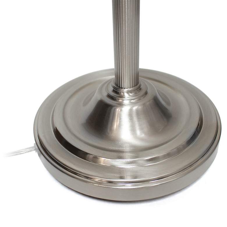 Image 5 Elegant Designs Mother Daughter 71" Nickel 2-Light Floor Lamp more views