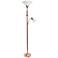 Elegant Designs Mother Daughter 71" Rose Gold 2-Light Floor Lamp