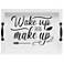 Elegant Designs Salento LED Serving Tray "Wake Up and Make Up", W