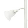 Elegant Designs White 3-Light Torchiere Floor Lamp