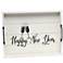 Elegant Designs Wood Serving Tray, 15.50" x 12","Happy New Y