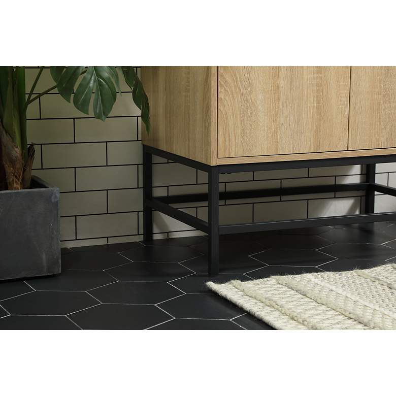 Image 7 Elegant Eugene 30 In. Bathroom Vanity In Mango Wood more views