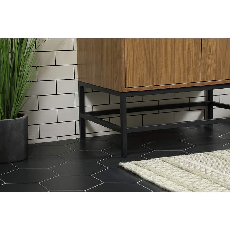Image 7 Elegant Eugene 30 In. Bathroom Vanity In Walnut Brown more views