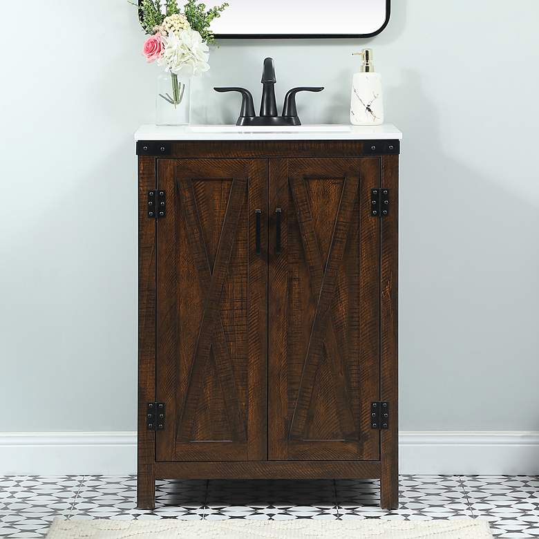Image 1 Elegant Grant 24 In. Bathroom Vanity In Espresso