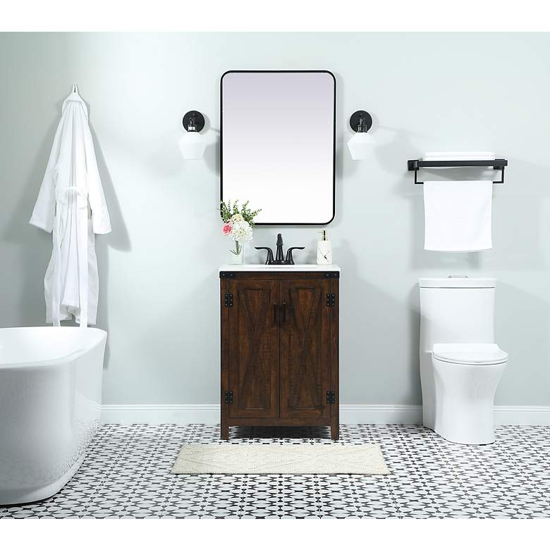 Image 5 Elegant Grant 24 In. Bathroom Vanity In Espresso more views