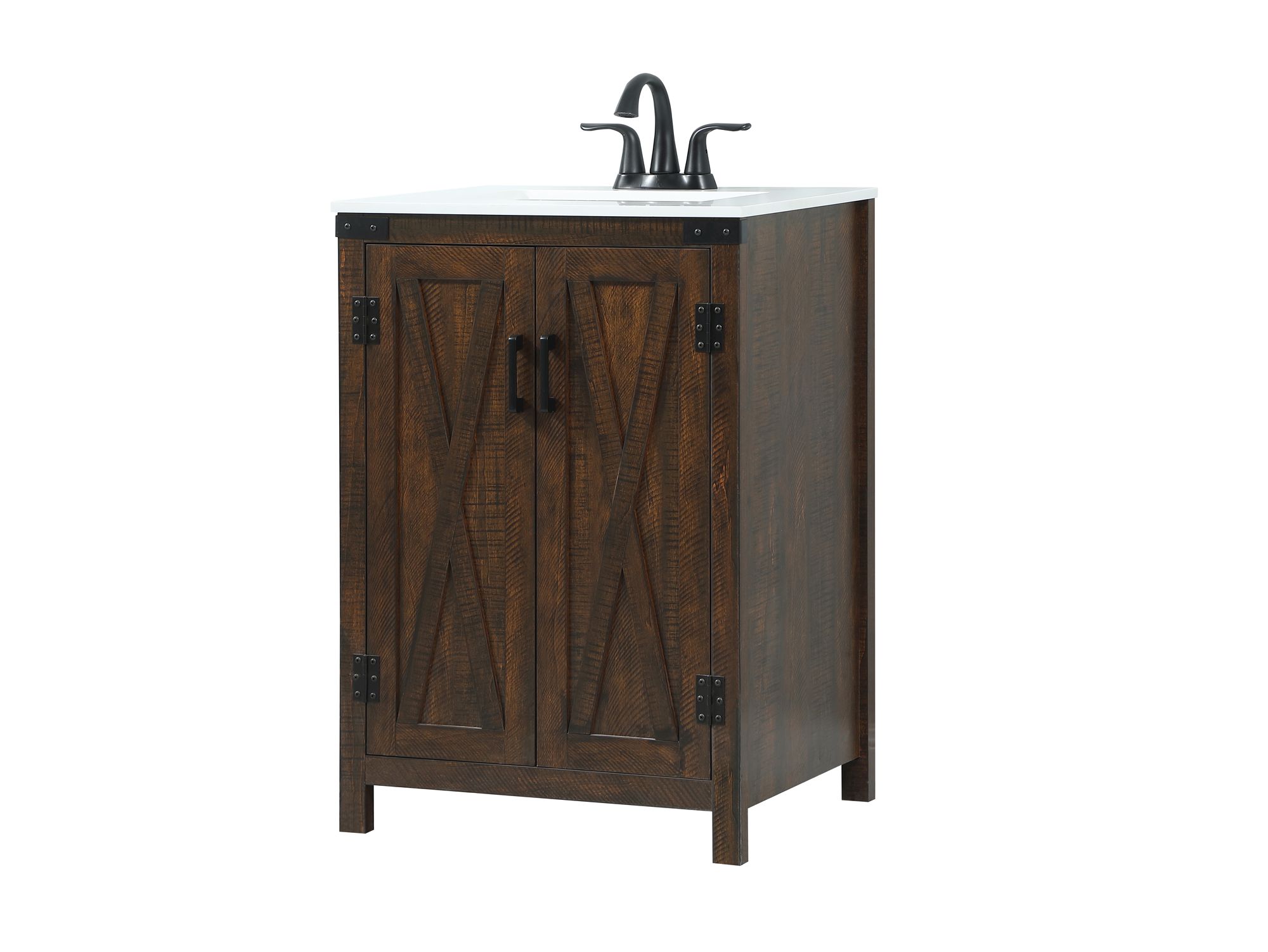Elegant Grant 24 In. Bathroom Vanity In Espresso