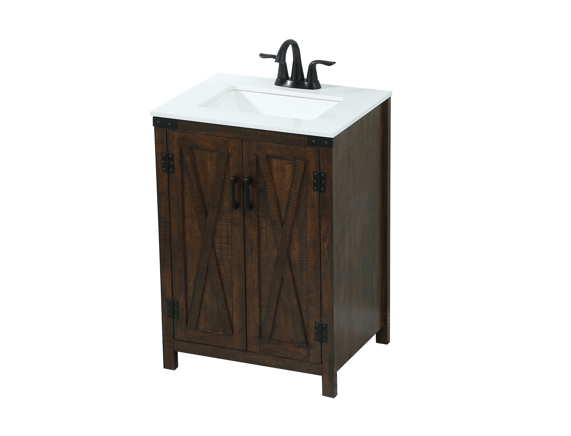 Elegant Grant 24 In. Bathroom Vanity In Espresso