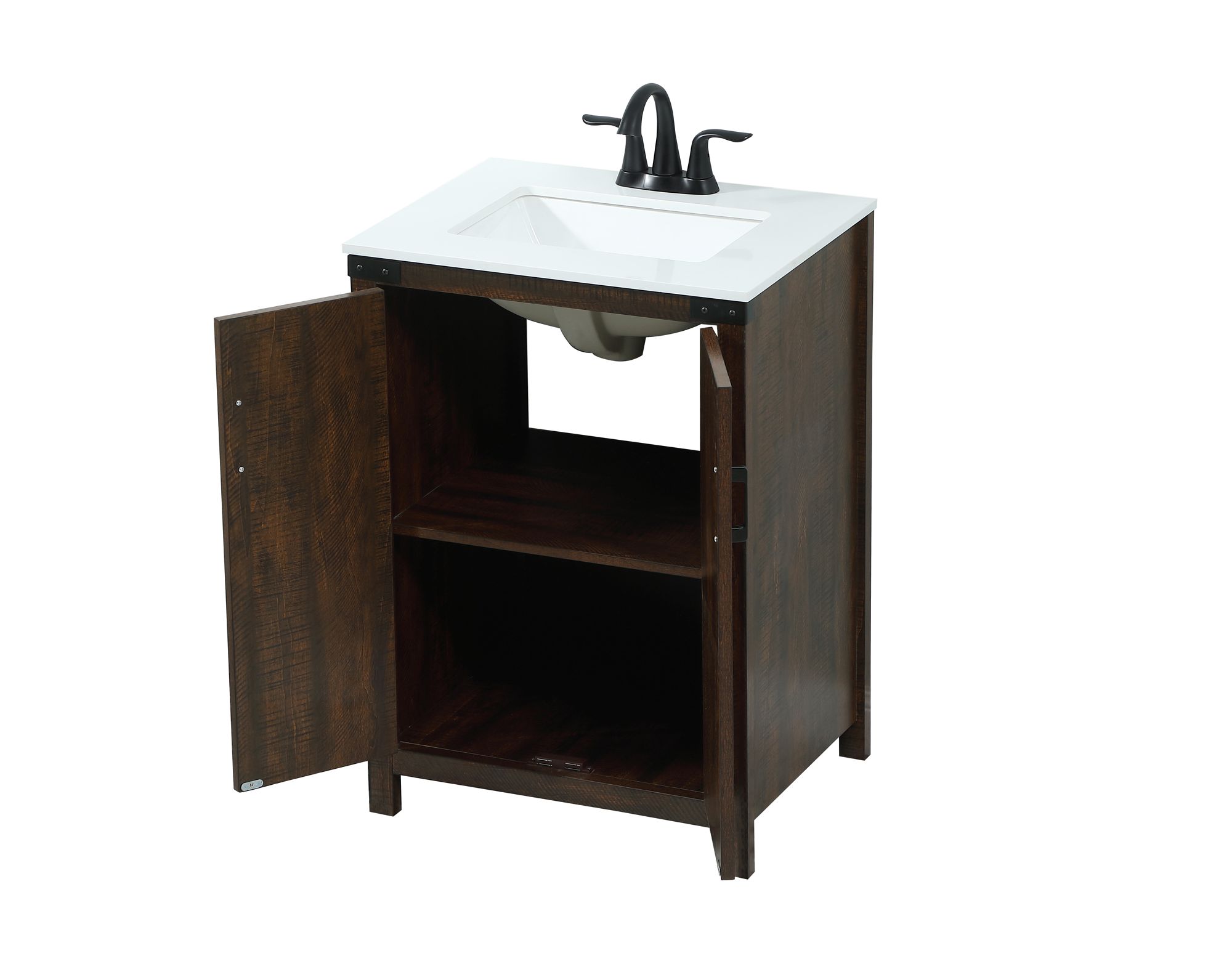 Elegant Grant 24 In. Bathroom Vanity In Espresso