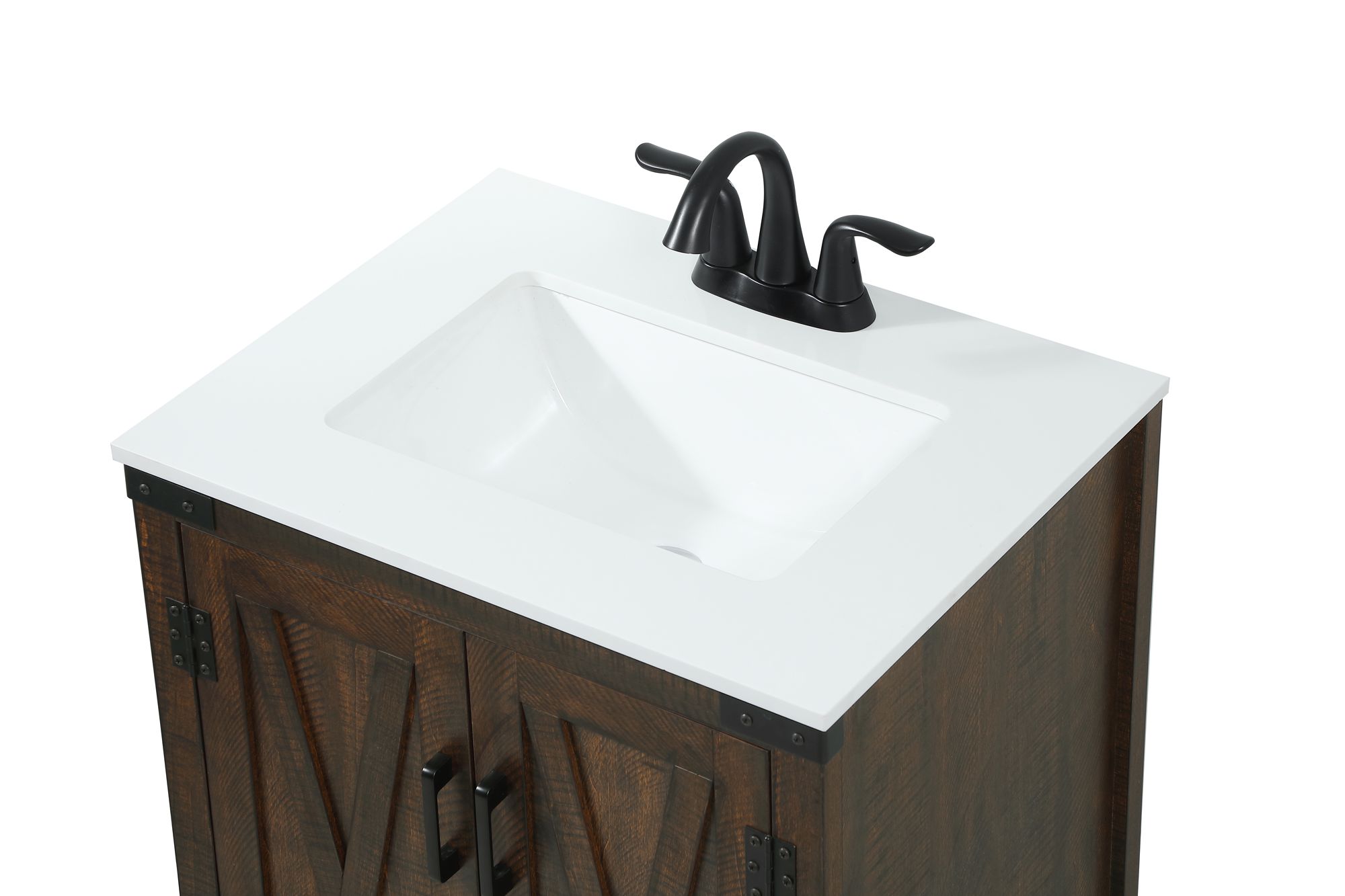 Elegant Grant 24 In. Bathroom Vanity In Espresso