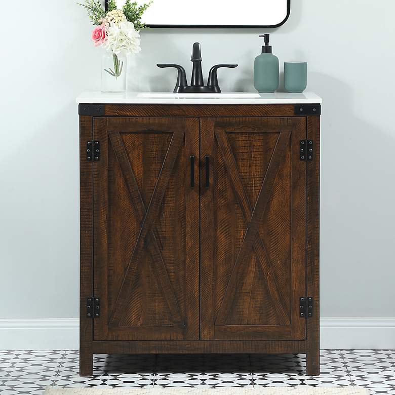 Image 1 Elegant Grant 30 In. Bathroom Vanity In Espresso