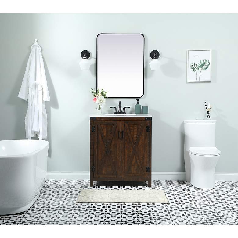 Image 5 Elegant Grant 30 In. Bathroom Vanity In Espresso more views