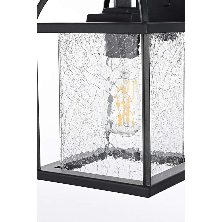 Image 6 Elegant Gratz 7 Inch Outdoor Wall Sconce in Black more views